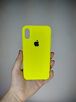 Силикон Original Case Apple iPhone X / XS (Lime)