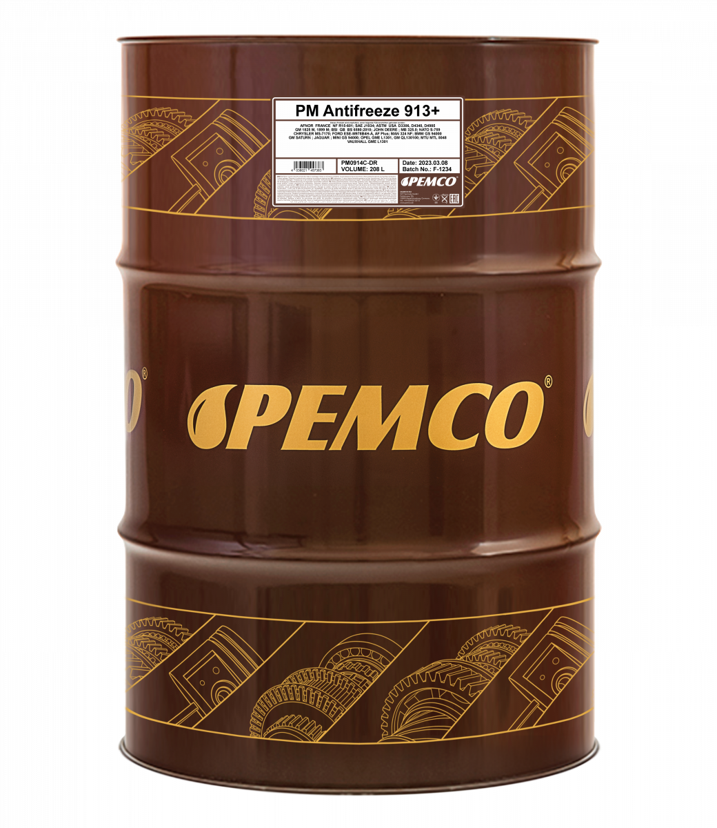 Концентрат Антифризу AFG13 PEMCO жовтий 208л