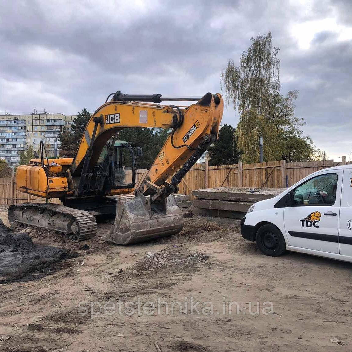 Діагностика гідравлічної системи екскаватора JCB JS330