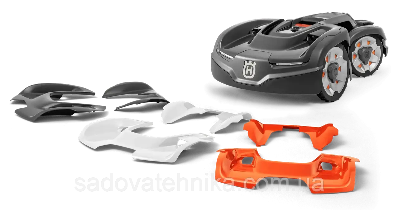 Змінна біла кришка корпусу для газонокосарок-роботів Husqvarna 435X AWD