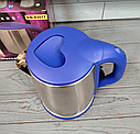 Електричний чайник 2 л із неіржавкої сталі 1500 Вт Edenberg EB-83517/Електрочайник для дому, офісу, дачі, фото 6
