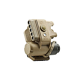 Ліхтар нашоломний SureFire HL1 HelmetLight з кріпленням на рейку ARC, Білий / Червоний / IFF, Колір: Tan, HL1-С-TN, фото 3