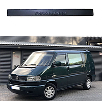 Зимняя накладка на решетку бампера (матовая) Volkswagen T4 1998-2003 "косые фары" (нижняя)