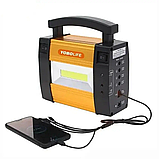 Акумуляторний ліхтар Yobolife LM-367, power bank, solar, фото 2