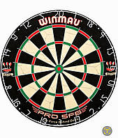 Фирменный набор для игры в дартс мишень Winmau Англия + защитное каучуковое кольцо + дротики на двух игроков