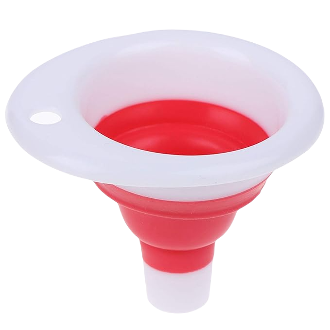 Силіконова складна лійка воронка - Red, фото 1