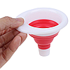 Силіконова складна лійка воронка - Red, фото 4