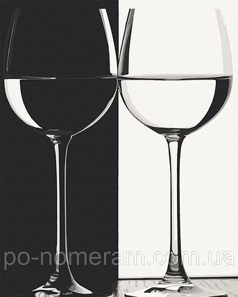 Рукітвор Картина за номерами (ACR-12144-AC) Чорне та біле, 40 х 50 см, ArtCraft, фото 1