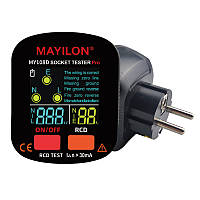 Тестер розеток Mayilon MY-108Pro, AC: 90-250V