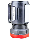 Ліхтар акумуляторний YAJIA YJ-1908(SY)K, з Power Bank, Solar panel, фото 3