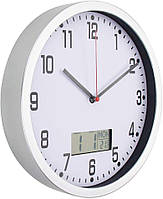 Настенные часы Amazlife 10 дюймов: с температурой и датой в LCD-дисплее