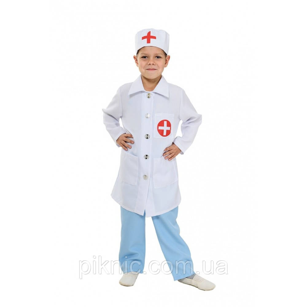 Дитячий новорічний костюм Лікаря для хлопчиків  4,5,6,7,8 років