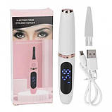 Плойка для завивання вій Eyelash Curler 8697 USB, рожева, фото 3