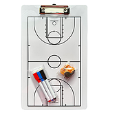 Дошка тренерська баскетбольна тактична Basketball Coaches Clipboard 35х22 см (BCCJ.1)