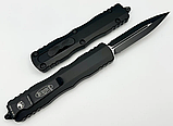 Ніж автоматичний Microtech Dirac Delta Black M390 227-3T, фото 3