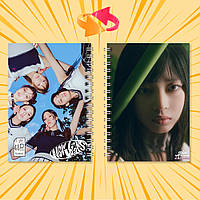 Блокнот А6 пружина 48 л. клітинка K-Pop New Jeans 008