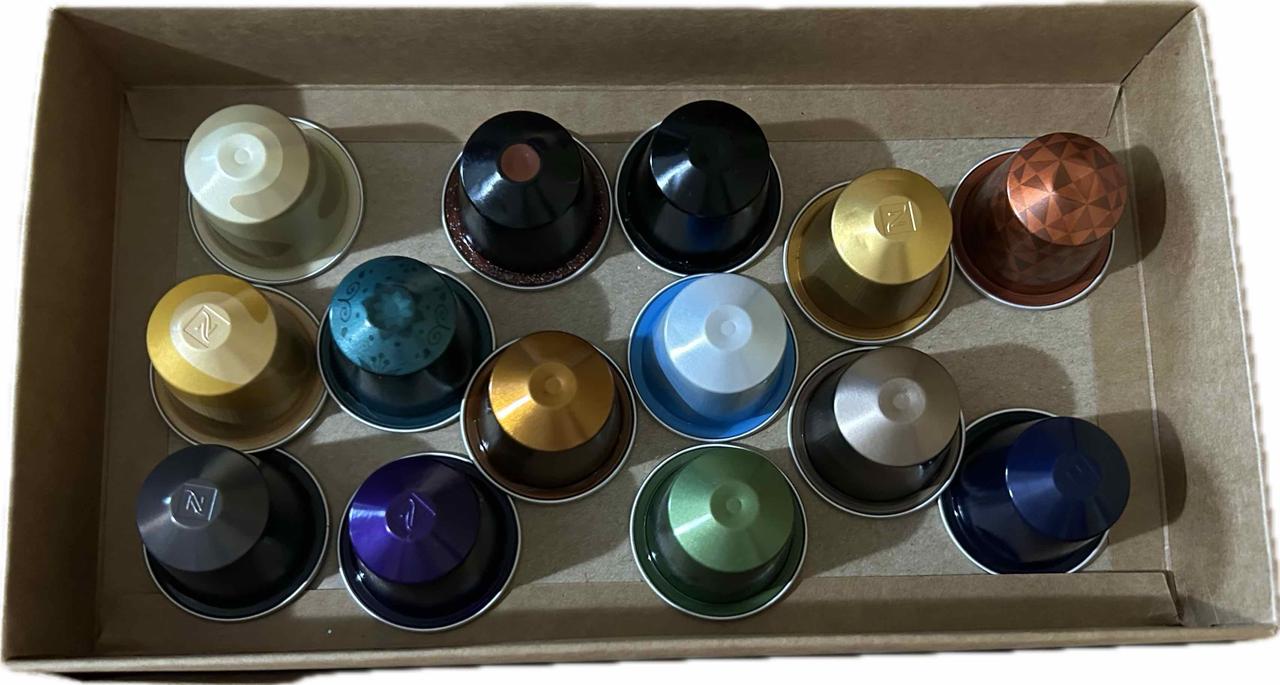Мікс капсул Nespresso 14 шт. поштучно Швейцарія Дегустаційний набір різні смаки непресо