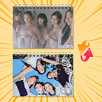 Блокнот А6 пружина 48 л. клітинка K-Pop New Jeans 012