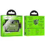 Навушники бездротові ігрові Bluetooth Hoco Trendy EW55 у кейсі, зелені, фото 5