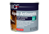 Лазурь-антисептик для древесины MGF Aqua-Antiseptik орех 10л