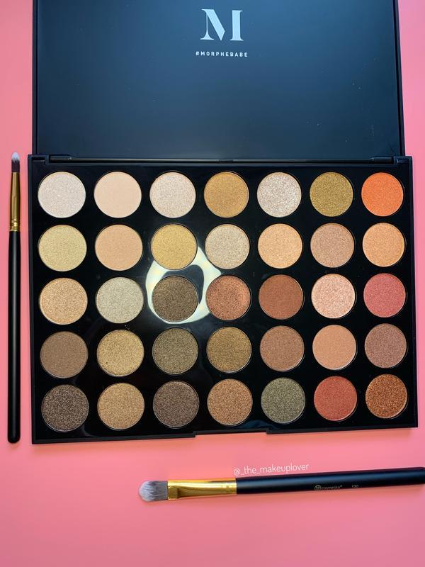 Палетка теней Morphe 35OS (35 COLOR SHIMMER NATURE GLOW EYESHADOW ...