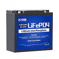 Аккумулятор DC HOUSE LiFePO4 12V 24Ah (307Wh) на 3000+ жизненных циклов