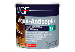 Лазур-антисептик для деревини MGF Aqua-Antiseptik дуб 2,5л