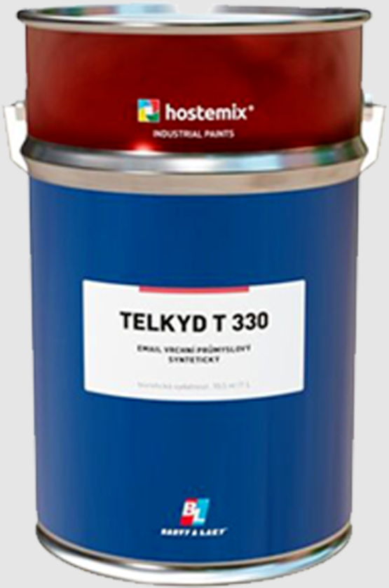 Фарба по металу TELKYD T 330 синтетична для нанесення оздоблювального шару фарбування, глянцева (18.7кг), Teluria