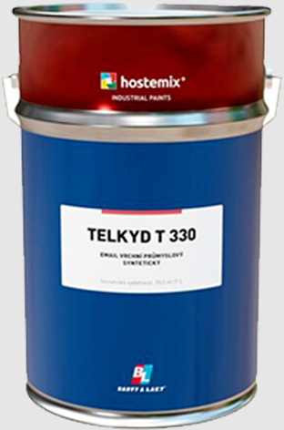 Фарба по металу TELKYD T 330 синтетична для нанесення оздоблювального шару фарбування, глянцева (18.7кг), Teluria, фото 1