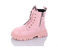 Зимние ботинки для девочек Леопард G8012B/29 Розовый 29 размер
