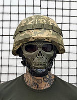 Кавер на каску мич пиксель, чехол на армейскую каску, кавер для шлема зсу, чехол для военной каски vc409