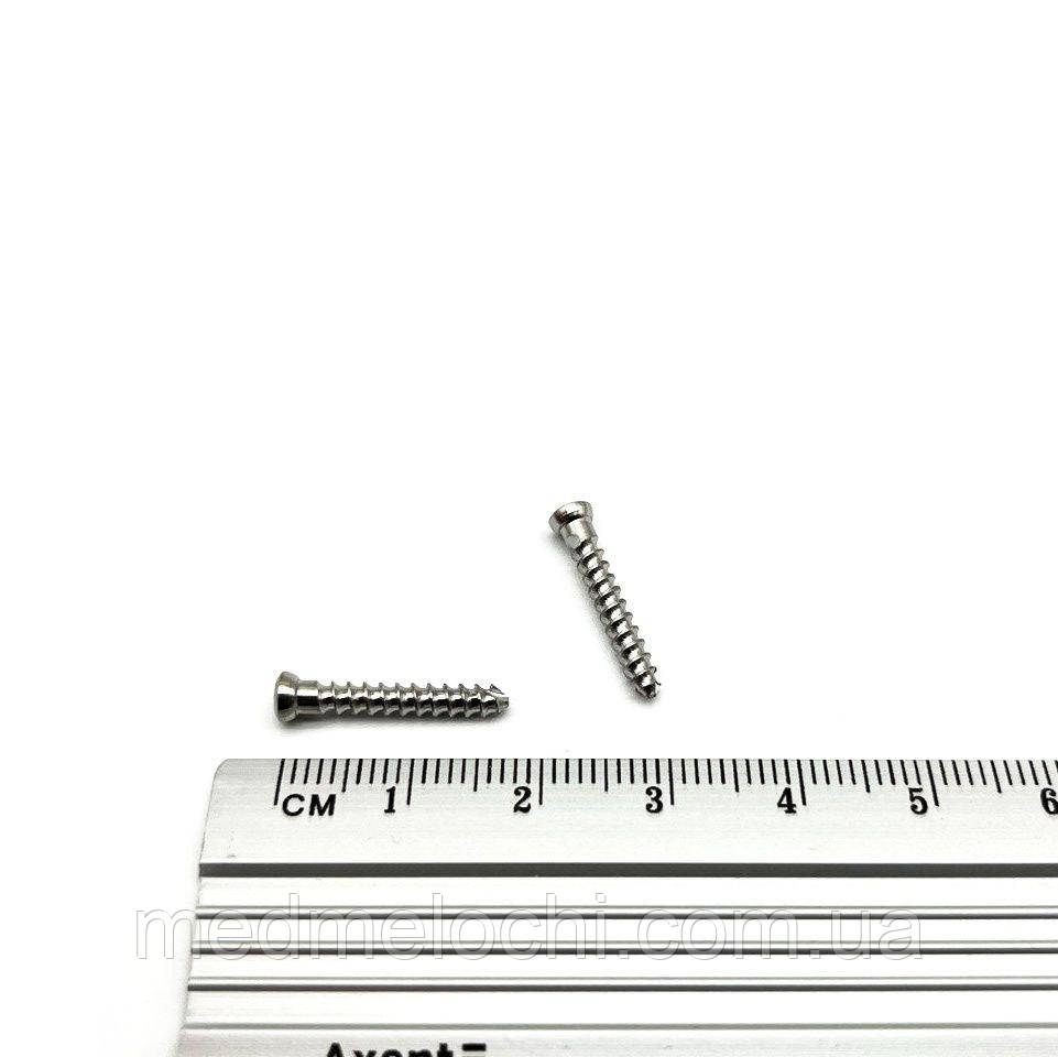 Мікрогвинт D = 2,7 мм, 18мм, титан, під шестикутник