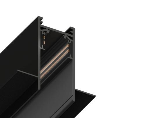 Шинопровід zigbee магнітний 3м врізний чорний MAGNITRACK LC 48V LTRzigbee-RMT43