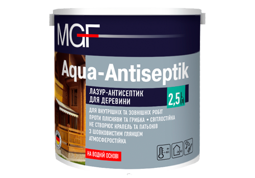 Лазур-антисептик для деревини MGF Aqua-Antiseptik сосна 5л
