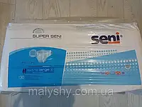 Підгузки для дорослих Seni SUPER XL (Extra Large) 30 шт. / ДИХАЮЧІ / СУПЕР Сені №4 (130-170см)