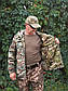 Кофта тактична флісова з капюшоном Мультикам 46 / Військова кофта / Кофта флісова з капюшоном ЗСУ Олива, фото 5