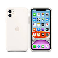 Чехол на iPhone 11 Pro Белый, Чехол SILICONE CASE на Айфон 11 Про White