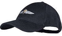 Универсальная Бейсболка (Кепка) с вышивкой спереди 101 Inc (Para Wing) Black