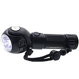 Ліхтар worklight  Quantum QM-FL2020 Transformer  5W LED+COB з USB+ Li-ion18650/2000mAh, фото 4