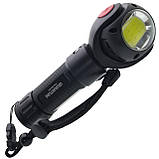 Ліхтар worklight  Quantum QM-FL2020 Transformer  5W LED+COB з USB+ Li-ion18650/2000mAh, фото 5