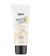 Тональная основа для лица матирующая Quiz Matte & Covering Make-Up 30 мл, 03 Shell