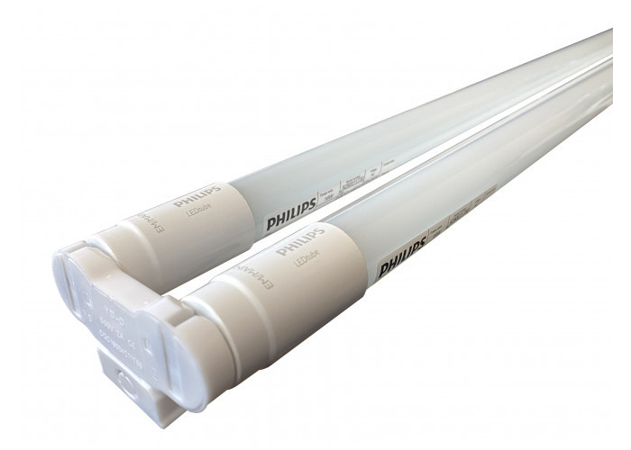 Лінійний світильник 32W (2х16W) з лампами Т8 Philips CorePro LEDtube 4000К 1.2 м з імпульсом РОЗПРОДАЖ