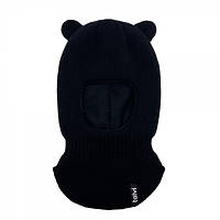 Шлем зимний для малышей до 12 мес Черный, 40-42 см.