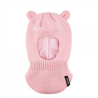 Шлем зимний для малышей до 12 мес Розовый, 40-42 см.