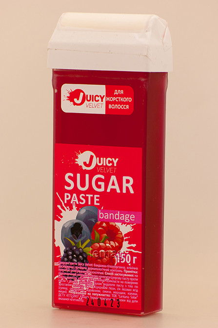 Velvet Juicy Паста для шугарінга в касеті - для ЖОРСТКОГО волосся, 150 гр, фото 1