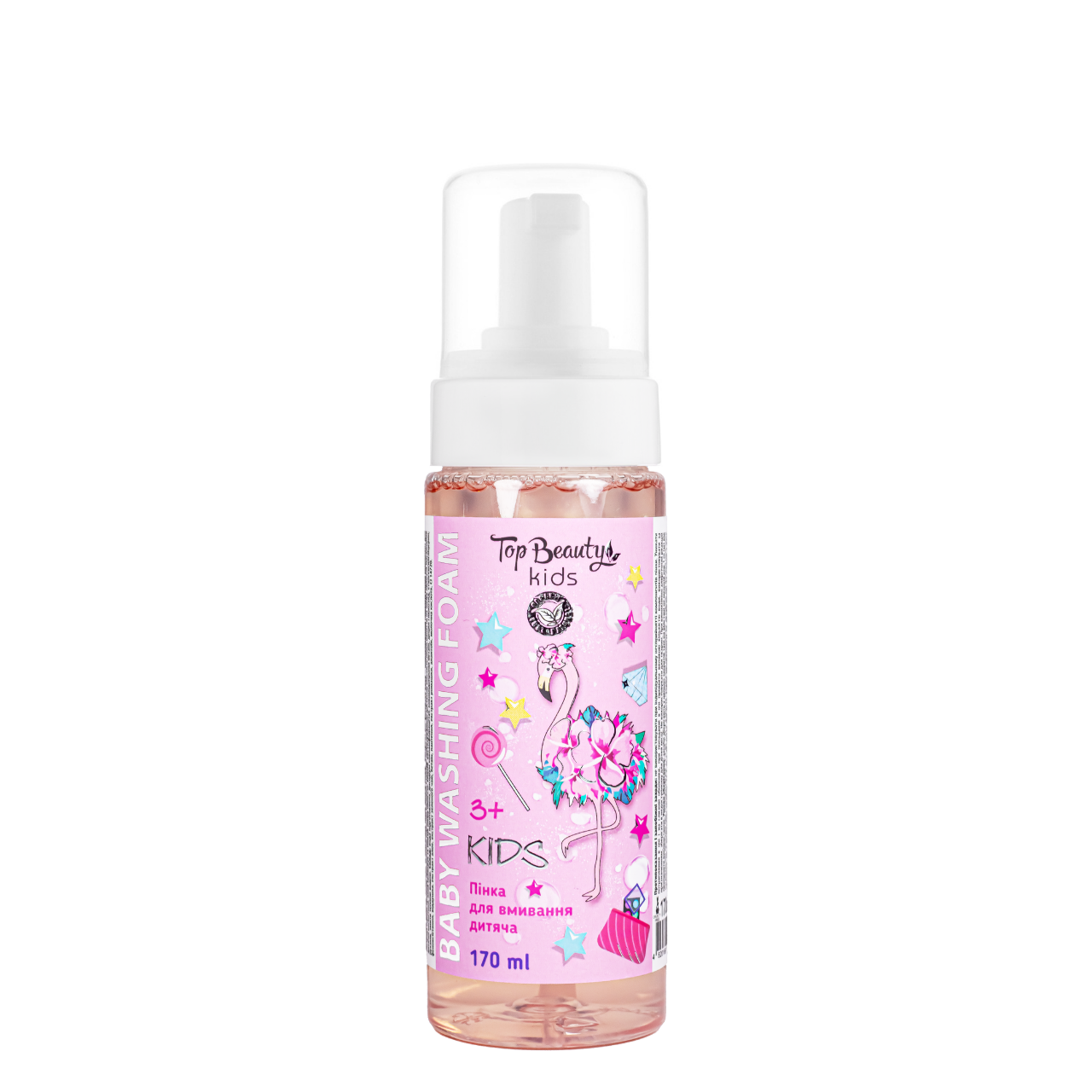 Дитяча пінка для вмивання Top Beauty Baby Washing Foam 3+, 170 мл