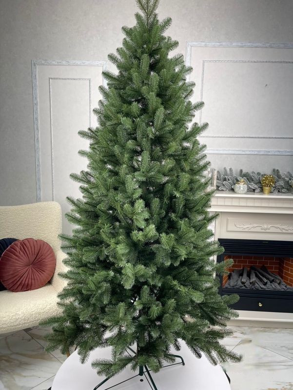 Ялинка Еліт конусна зелена штучна лита 2.3м, фото 1
