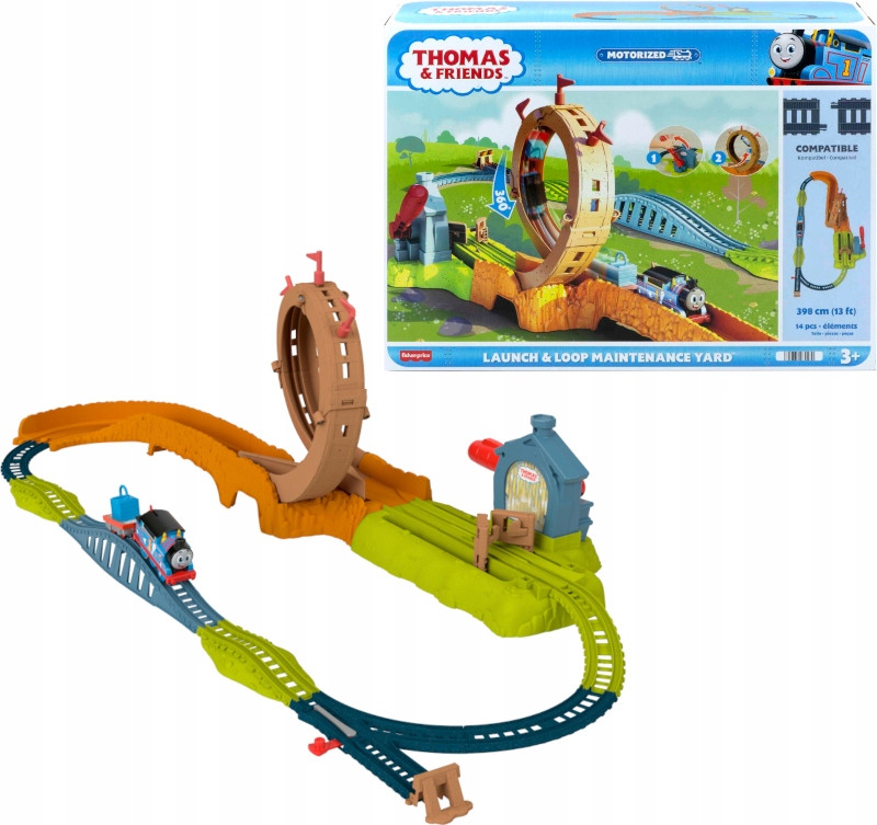 Залізниця Томас і друзі Thomas and Friends Launch and Loop Maintenance Yard 3.6 m. HJL20.HMB93