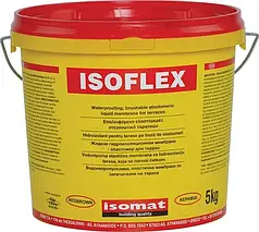 Ізофлекс / Isoflex - рідка еластомірна гідроізоляція для плоских і черепичних покрівель, біла) 5 кг