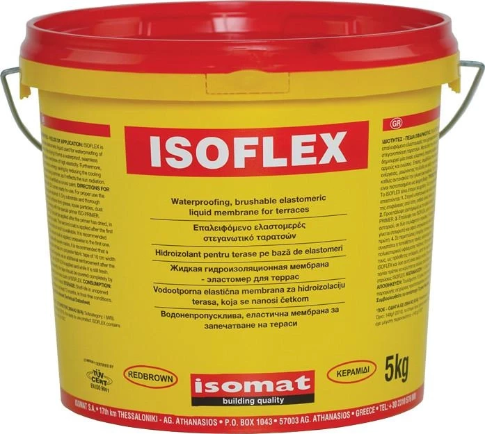 Изофлекс / Isoflex - эластомерная жидкая гидроизоляция для плоских и ...